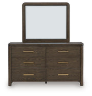 Radkin Burnished Brown Dresser and Mirror - PCB843B1