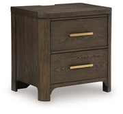 Radkin Burnished Brown Nightstand - PCB843-92