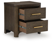 Radkin Burnished Brown Nightstand - PCB843-92