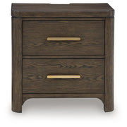 Radkin Burnished Brown Nightstand - PCB843-92