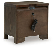 Radkin Burnished Brown Nightstand - PCB843-92