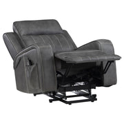 Raelynn Upholstered Power Lift Recliner Chair Grey - 603194P