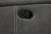 Raelynn Upholstered Track Arm Recliner Grey - 603193