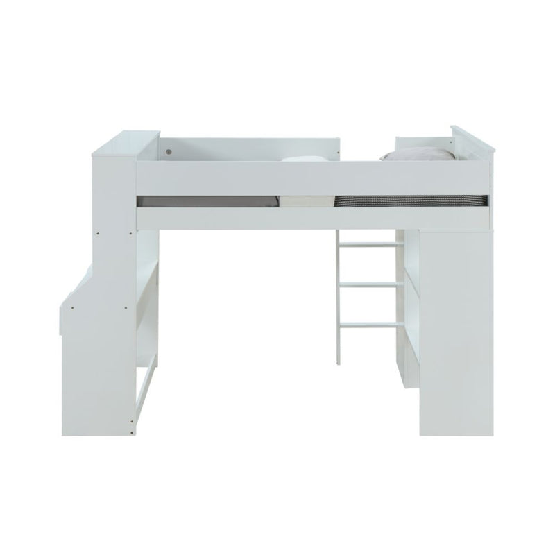 Ragna Twin Loft Bed W/Desk & Wardrobe - 38060