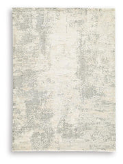 Raif Gray/White/Cream Medium Rug - R408082