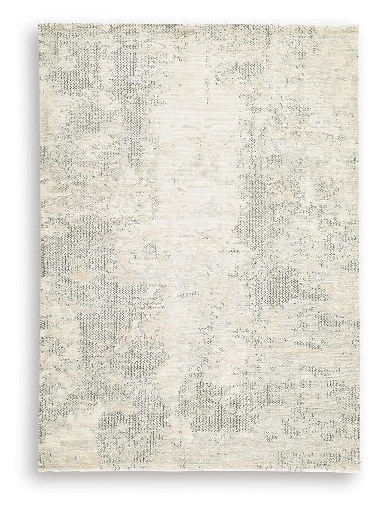 Raif Gray/White/Cream Medium Rug - R408082