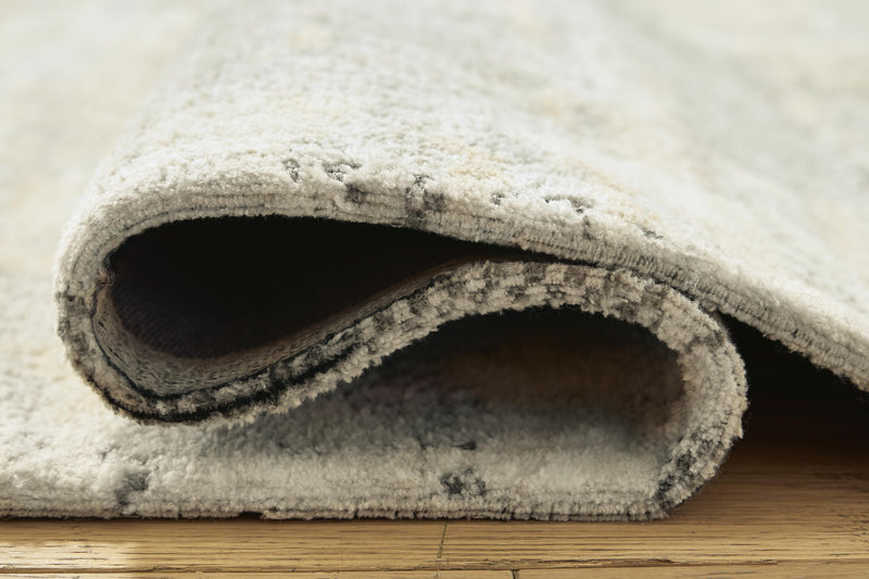Raif Gray/White/Cream Medium Rug - R408082