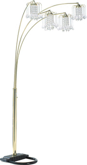 Rain Drop Arc Gold 84" Floor Lamp - Gate FurnitureFloor Lamps