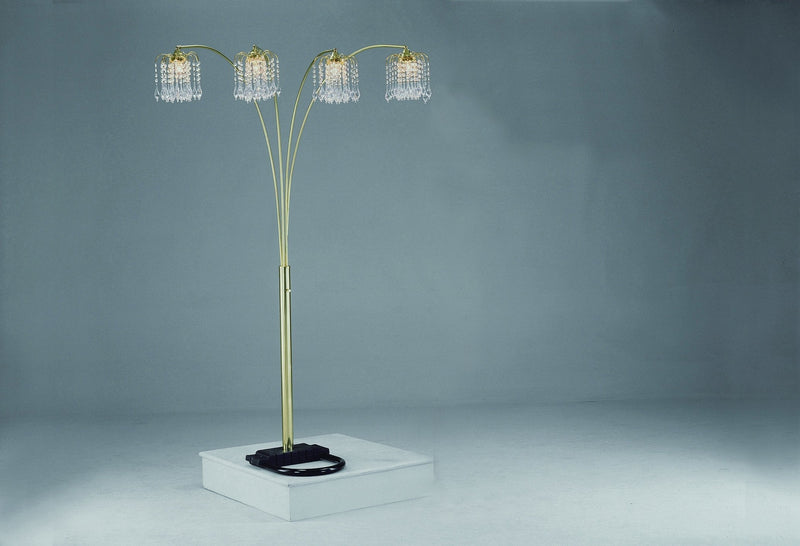 Rain Drop Arc Gold 84" Floor Lamp - Gate FurnitureFloor Lamps