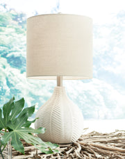Rainermen 2-Piece Table Lamp Set in Off White - PKG010504