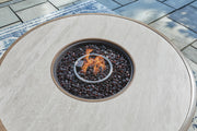 Rainier Ranch Beige Fire Pit Table - P701-776