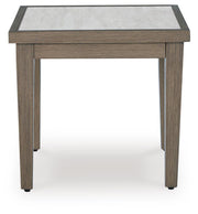 Rainier Ranch Brown/Beige Outdoor End Table - P701-702