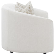 Rainn 2-piece Boucle Upholstered Sloped Arm Sofa Set Latte - 509171-S2