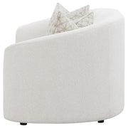 Rainn Boucle Upholstered Sloped Arm Loveseat Latte - 509172