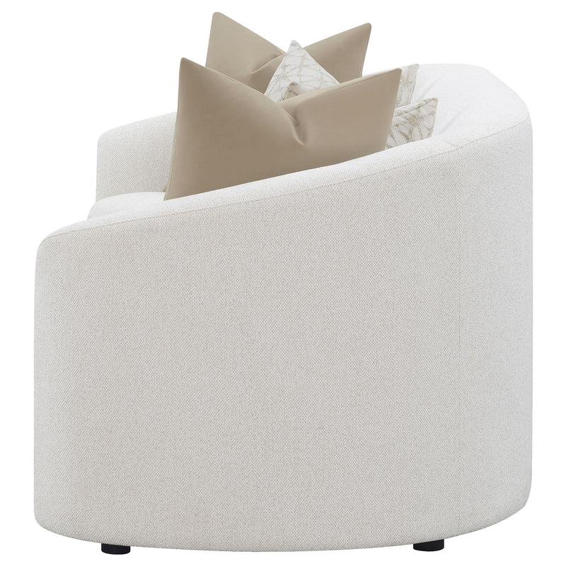 Rainn Boucle Upholstered Sloped Arm Sofa Latte - 509171