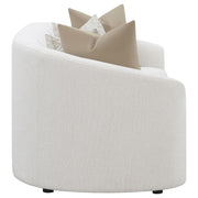 Rainn Boucle Upholstered Sloped Arm Sofa Latte - 509171