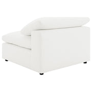 Raleigh 5-piece Boucle Upholstered Modular Sectional Ivory - 551751-SETB