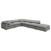 Raleigh 6-piece Boucle Upholstered Modular Sectional Grey - 551754-SET