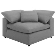 Raleigh 6-piece Boucle Upholstered Modular Sectional Grey - 551754-SETA