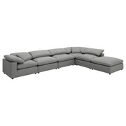 Raleigh Boucle Upholstered Armless Chair Grey - 551754