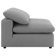Raleigh Boucle Upholstered Armless Chair Grey - 551754