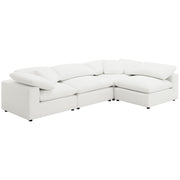 Raleigh Boucle Upholstered Armless Chair Ivory - 551751