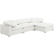 Raleigh Boucle Upholstered Armless Chair Ivory - 551751