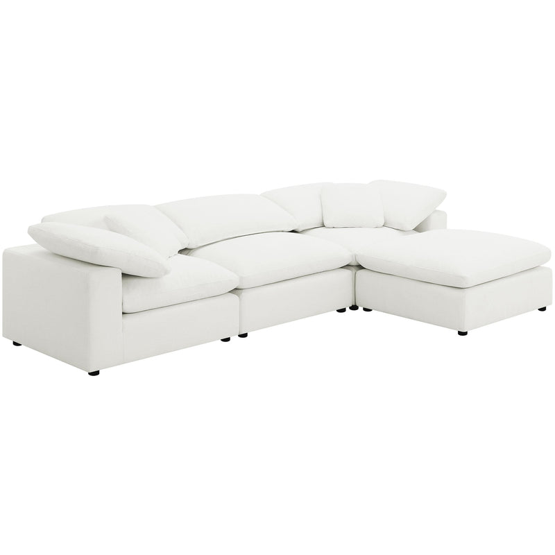 Raleigh Boucle Upholstered Armless Chair Ivory - 551751