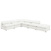 Raleigh Boucle Upholstered Armless Chair Ivory - 551751