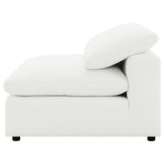 Raleigh Boucle Upholstered Armless Chair Ivory - 551751