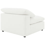 Raleigh Boucle Upholstered Armless Chair Ivory - 551751