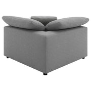 Raleigh Boucle Upholstered Corner Chair Grey - 551755
