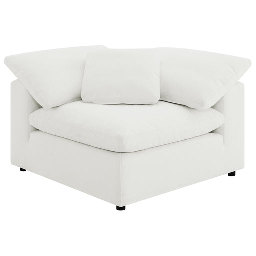 Raleigh Boucle Upholstered Corner Chair Ivory - 551752