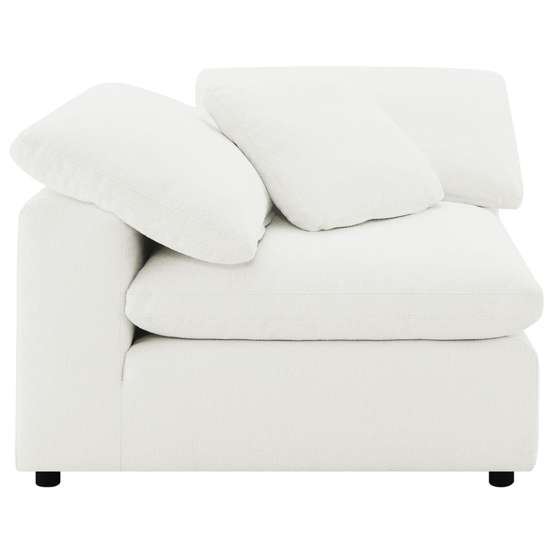 Raleigh Boucle Upholstered Corner Chair Ivory - 551752