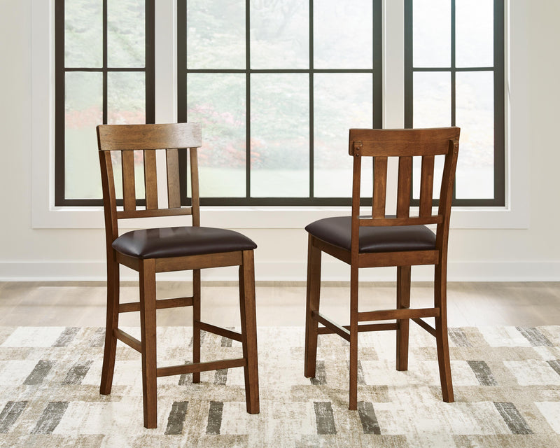 Ralene Counter Height Dining Table and 4 Barstools - D594D11