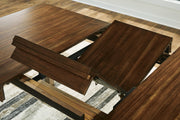 Ralene Counter Height Dining Table and 4 Barstools in Medium Brown - PKG024539