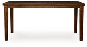 Ralene Counter Hight Dining Table and 6 Barstools - D594D13