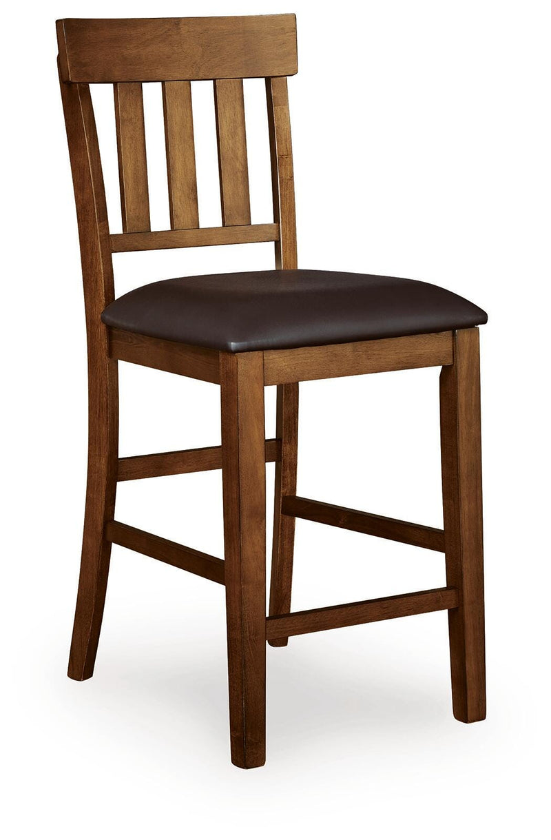 Ralene Counter Hight Dining Table and 6 Barstools - D594D13