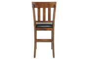 Ralene Medium Brown Counter Height Bar Stool (Set of 2) - Gate FurnitureBarstool