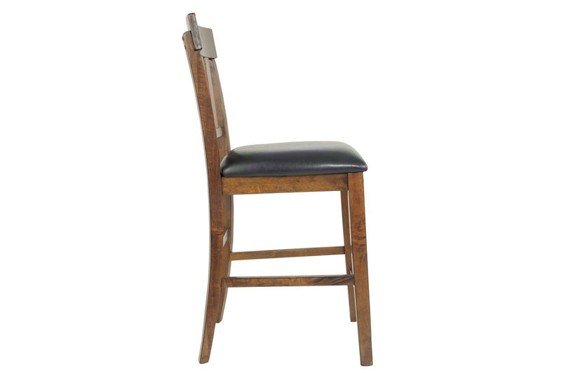 Ralene Medium Brown Counter Height Bar Stool (Set of 2) - Gate FurnitureBarstool