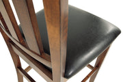 Ralene Medium Brown Counter Height Bar Stool (Set of 2) - Gate FurnitureBarstool