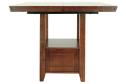 Ralene Medium Brown Counter Height Dining Extension Table - D594-42 - Gate Furniture