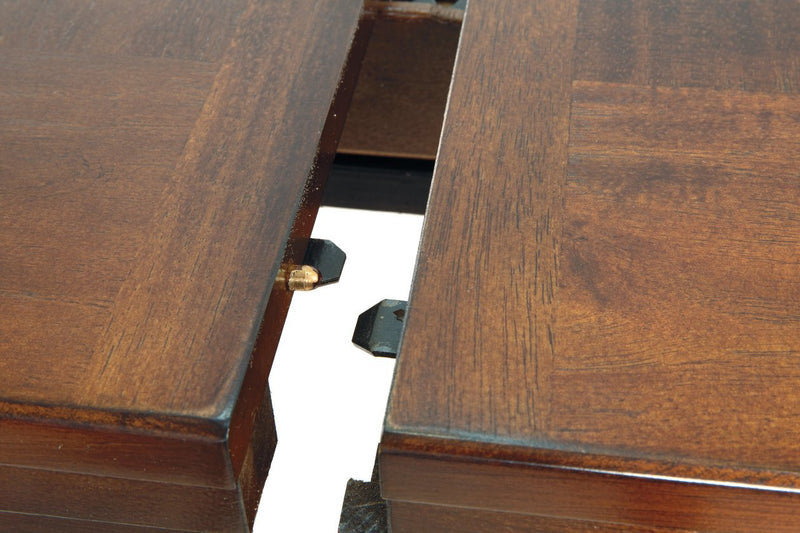 Ralene Medium Brown Counter Height Dining Extension Table - D594-42 - Gate Furniture