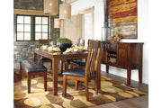 Ralene Medium Brown Dining Bench - Gate FurnitureAccent Bench