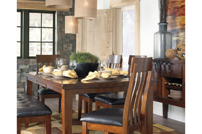 Ralene Medium Brown Dining Extension Table - Gate FurnitureDining Table