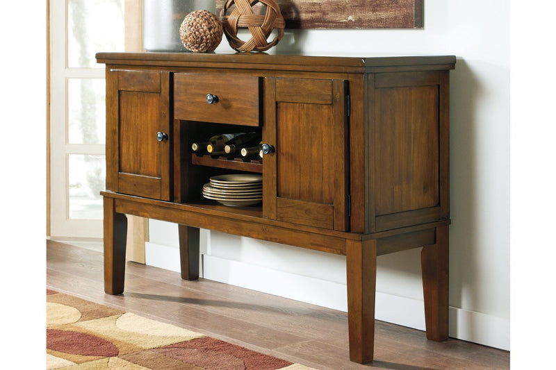 Ralene Medium Brown Dining Server - Gate FurnitureCabinet