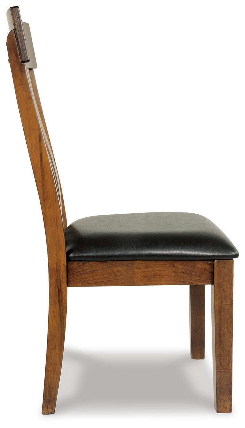 Ralene Medium Brown Dining Table and 6 Chairs and Bench - D594D10
