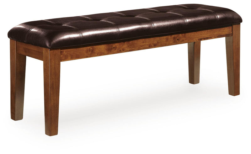 Ralene Medium Brown Dining Table and 6 Chairs and Bench - D594D10