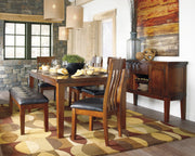 Ralene Medium Brown Extendable Dining Set - Gate FurnitureDining Room Set