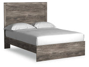 Ralinksi Full Panel Bed with Mirrored Dresser and 2 Nightstands in Gray from Ashley - Luna Furniture